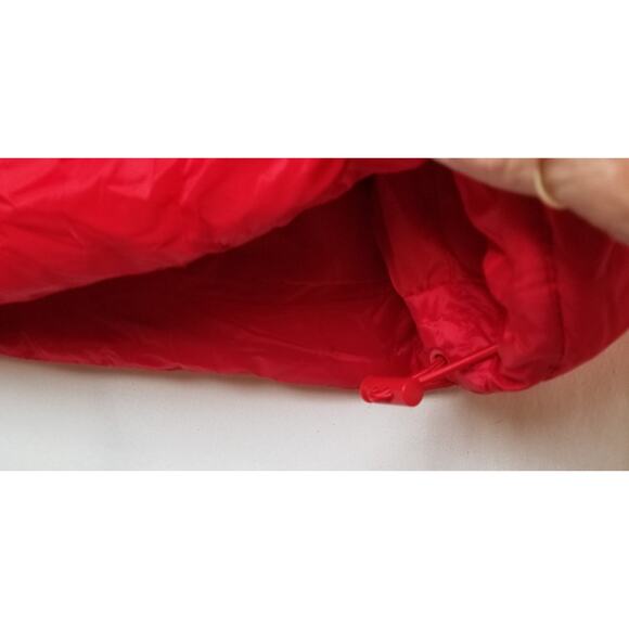 BCBGeneration Premium Performance Womens Red Hooded Puffer Coat Jacket Zip X LG - Picture 12 of 16